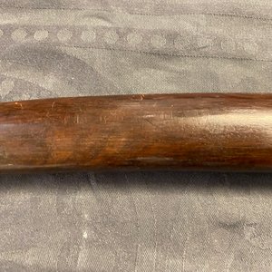A Chinese silver, tie li mu wood and bone sword, 19th C. — photo 27