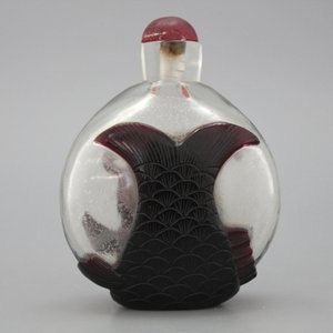 A Chinese snuff bottle, Peking glass, 19/20th C. — photo 1