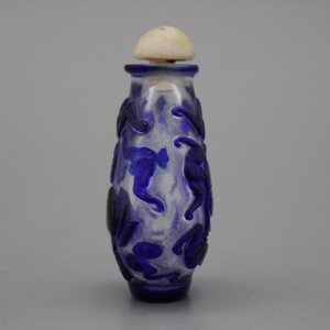 A Chinese snuff bottle, Peking glass, 20th C. — photo 1