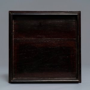 A Chinese soapstone embellished wooden box and cover, 19/20th C. — 照片 10