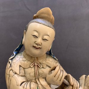 A Chinese soapstone figure of the immortal Han Xiangzi, Kangxi — photo 14