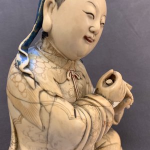 A Chinese soapstone figure of the immortal Han Xiangzi, Kangxi — photo 16