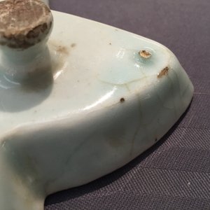 Een blauw-witte Chinees porseleinen stervormige schotel, Ming dynastie — foto 12