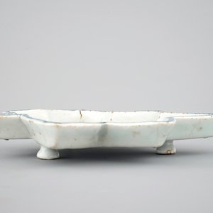 Een blauw-witte Chinees porseleinen stervormige schotel, Ming dynastie — foto 6