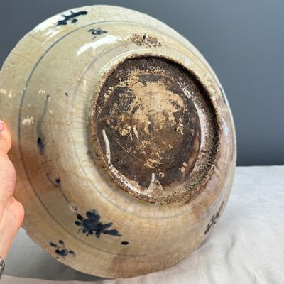 A Chinese Swatow blue and white 'Deer' dish — 照片 9