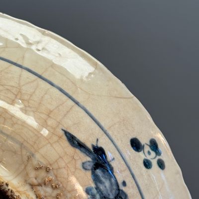 A Chinese Swatow blue and white 'Deer' dish — 照片 16