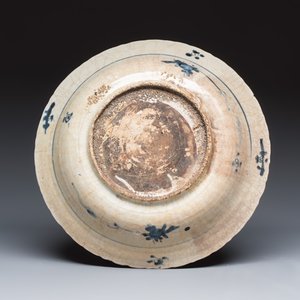 A Chinese Swatow blue and white 'Deer' dish — 照片 2