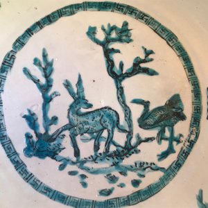 A Chinese Swatow dish with a deer, Ming — photo 4