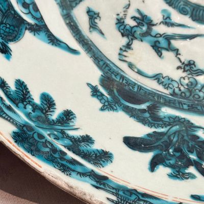 A Chinese Swatow green-enamelled dish — photo 2