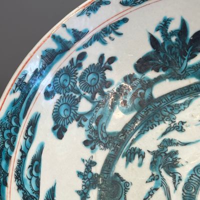A Chinese Swatow green-enamelled dish — photo 3
