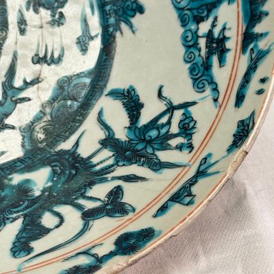 A Chinese Swatow green-enamelled dish — photo 7