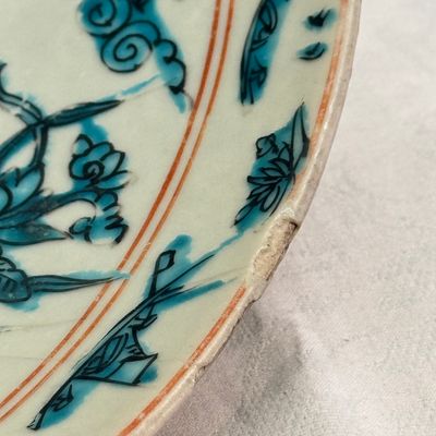 A Chinese Swatow green-enamelled dish — photo 8