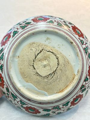 A Chinese Swatow wucai 'egret' plate, Ming — photo 5