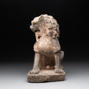 A Chinese Tang-style marble lion, 19/20th C. — photo 3