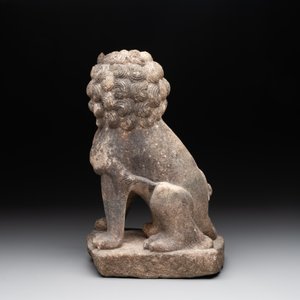 A Chinese Tang-style marble lion, 19/20th C. — photo 4