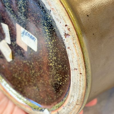 A Chinese teadust-glazed vase — photo 21