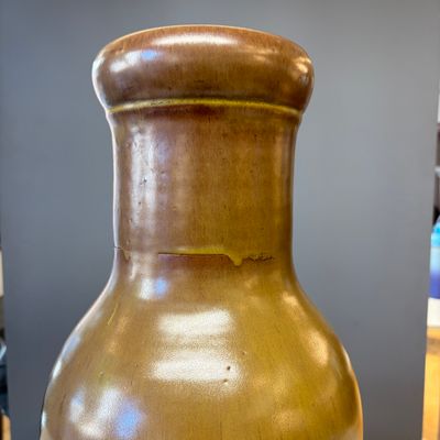 A Chinese teadust-glazed vase — photo 2