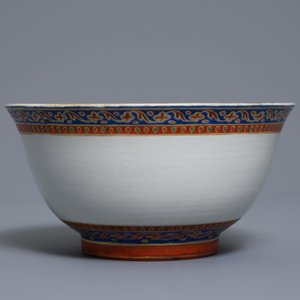 A Chinese Thai market Bencharong bowl, 19th C. — 照片 2