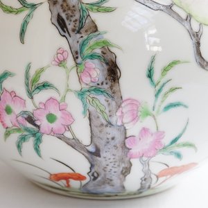 A Chinese tianqiuping bottle vase with 9-peaches design, 19/20th C.1 — photo 11