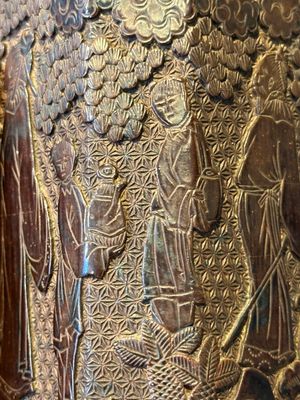 A Chinese tixi lacquer brush pot, 'bitong', Ming — photo 10