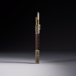 A Chinese travelling set with a pair of chopsticks and a knife, 19th C. — photo 3