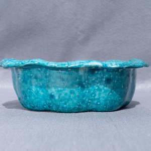 A Chinese turquoise-glazed lotus leaf-shaped brush washer, 18/19th C. — photo 11