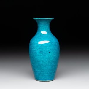 A Chinese turquoise-glazed vase, 18/19th C. — foto 2