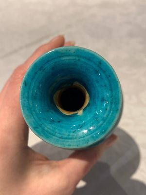 A Chinese turquoise-glazed vase, 18th C. — photo 6