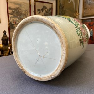 A Chinese two-sided qianjiang cai and famille rose vase, 19/20th C. — 照片 12