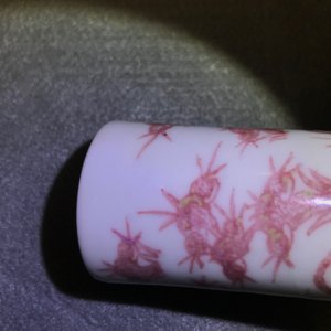 A Chinese underglaze red bottle-shaped 'dragon' vase, 19/20th C. — photo 9