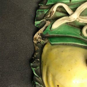 A Chinese verte biscuit figure of Yanluo, Kangxi — 照片 19