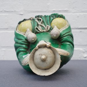 A Chinese verte biscuit figure of Yanluo, Kangxi — 照片 10