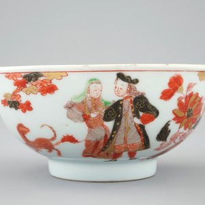 A Chinese verte-Imari "Governor Duff" bowl, Yongzheng, ca. 1730 — photo 2