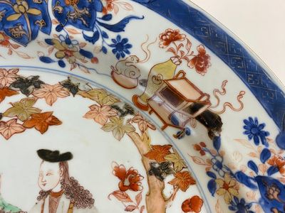A Chinese verte-Imari 'Governor Duff' dish, Yongzheng — photo 4