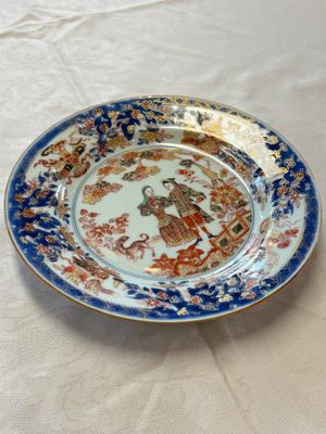 A Chinese verte-Imari 'Governor Duff' plate, Yongzheng — photo 1