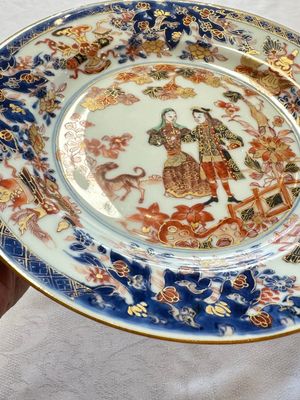 A Chinese verte-Imari 'Governor Duff' plate, Yongzheng — photo 2