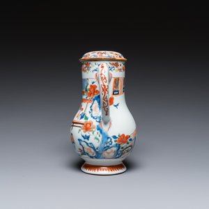 A Chinese verte-Imari 'Xi Xiang Ji' ewer and cover, Yongzheng — photo 5