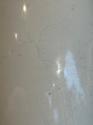 A Chinese white-glazed anhua 'birds' jar, Transitional period — photo 8