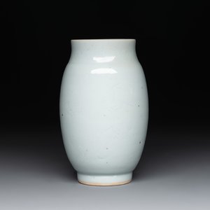 A Chinese white-glazed anhua 'birds' jar, Transitional period — photo 1