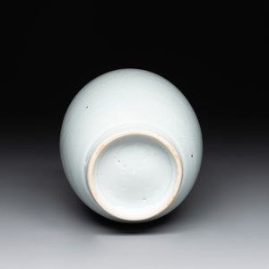 A Chinese white-glazed anhua 'birds' jar, Transitional period — photo 5