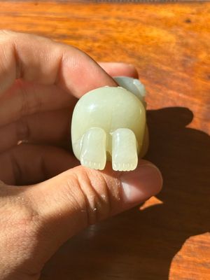 A Chinese white jade carving of a reclining boy, Qing — photo 4