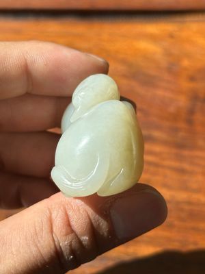 A Chinese white jade carving of a reclining camel, Qing — photo 4