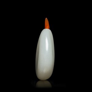 A Chinese white jade snuff bottle, Qing — 照片 4