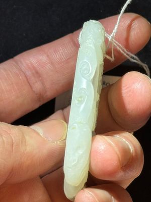A Chinese white jade 'Xi Xiang Ji' plaque, Wenwan 文玩 mark, Qianlong — 照片 7
