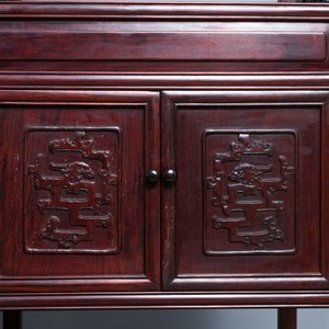 A Chinese wooden display cabinet, Republic — 照片 5