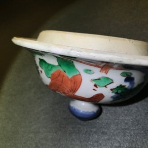 转型期  人物风景五彩将军罐 — 照片 27