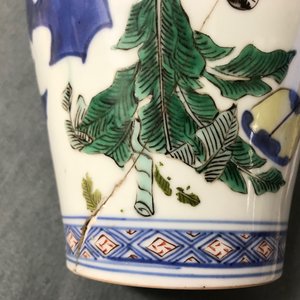 转型期 人物五彩坛子 — 照片 20
