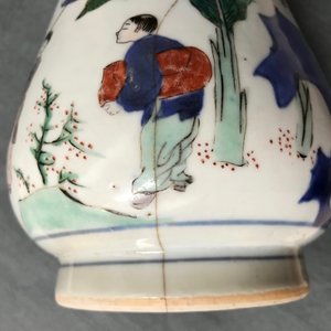 转型期 人物五彩坛子 — 照片 22