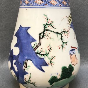 转型期 人物五彩坛子 — 照片 10