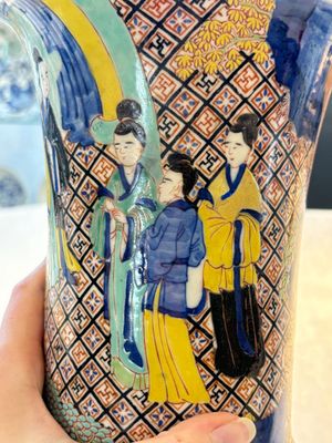 A Chinese wucai 'gu' vase with 'Guo Ziyi 郭子儀', Wanli mark, 19th C. — photo 9